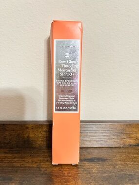 Naturium Dew Glow Tinted Moisturizer Spf 50, Shade Deep Broad Spectrum Sunscreen